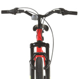 vidaXL Mountainbike 21 versnellingen 27,5 inch wielen 38 cm frame rood