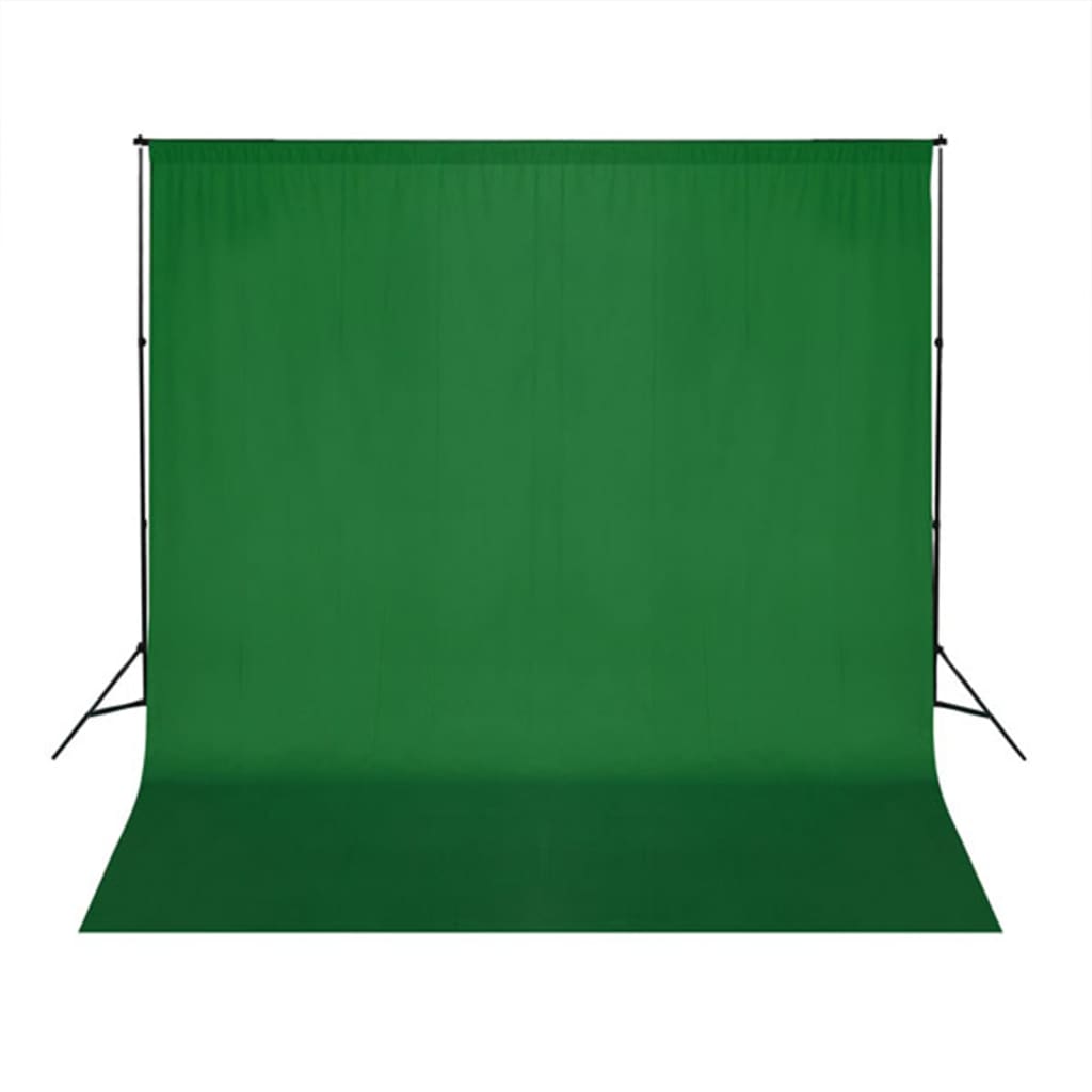 vidaXL Photo Studio Kit with Lights, Umbrellas, Background, and Reflector