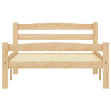 vidaXL Bedframe massief grenenhout 90x200 cm