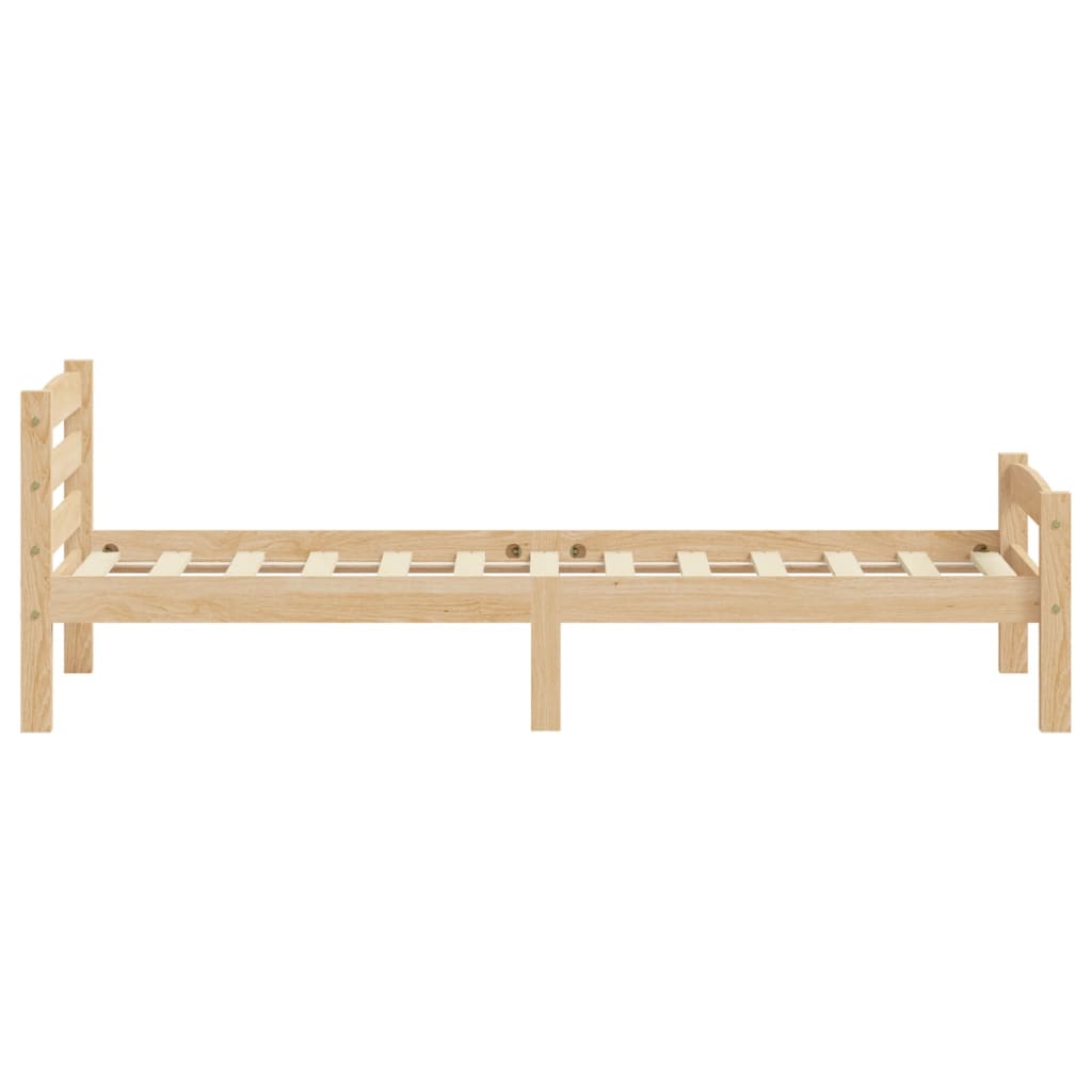 vidaXL Bedframe massief grenenhout 90x200 cm