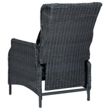 vidaXL 7-piece Garden Dining Set Dark Grey