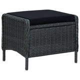 vidaXL 7-piece Garden Dining Set Dark Grey