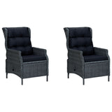 vidaXL 7-piece Garden Dining Set Dark Grey