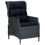 vidaXL 7-piece Garden Dining Set Dark Grey