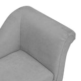 vidaXL Dog sofa with cushion 83x44x44 cm plush grey