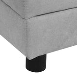vidaXL Dog sofa with cushion 83x44x44 cm plush grey