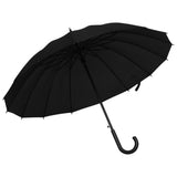 vidaXL Automatic Umbrella 105 cm Black