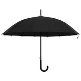 vidaXL Automatic Umbrella 105 cm Black