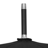 vidaXL Automatic Umbrella 105 cm Black