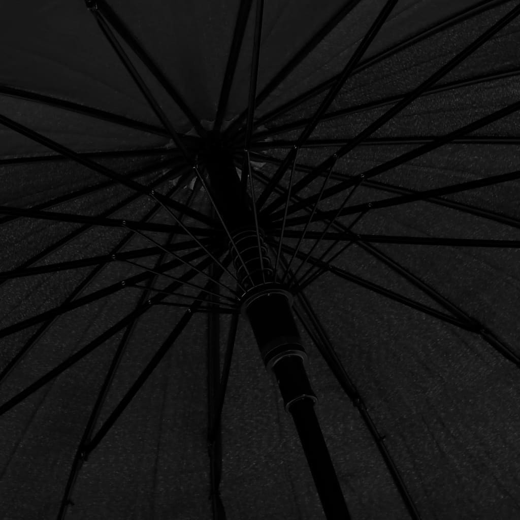vidaXL Automatic Umbrella 105 cm Black