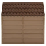 vidaXL Hondenhok 71x71,5x68 cm PP bruin