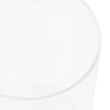 vidaXL Storage Jars with Bamboo Lids 4 pcs 800 ml Glass