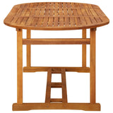 vidaXL Garden Table 180x90x75 cm Solid Acacia Wood