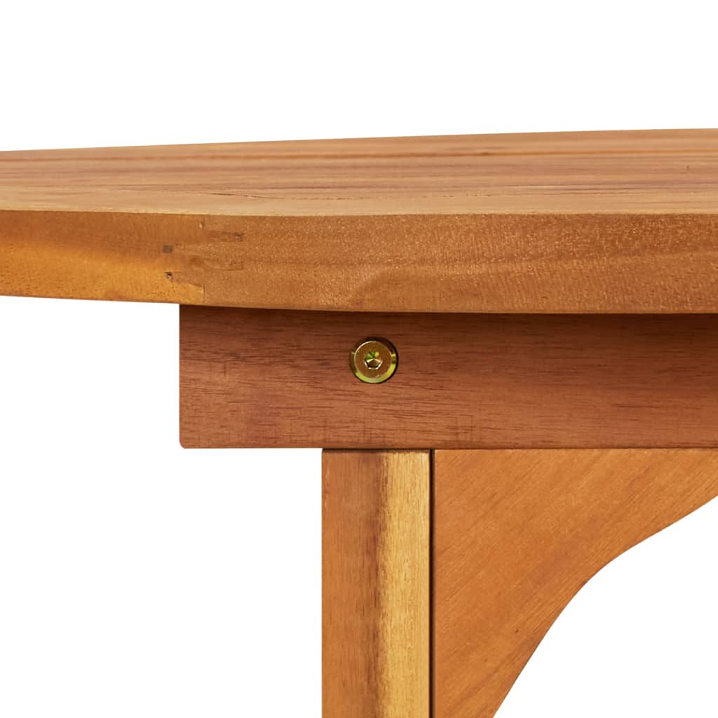 vidaXL Garden Table 180x90x75 cm Solid Acacia Wood