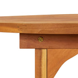 vidaXL Garden Table 180x90x75 cm Solid Acacia Wood