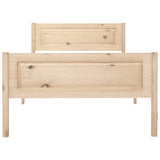 vidaXL Bedframe massief grenenhout 90x200 cm