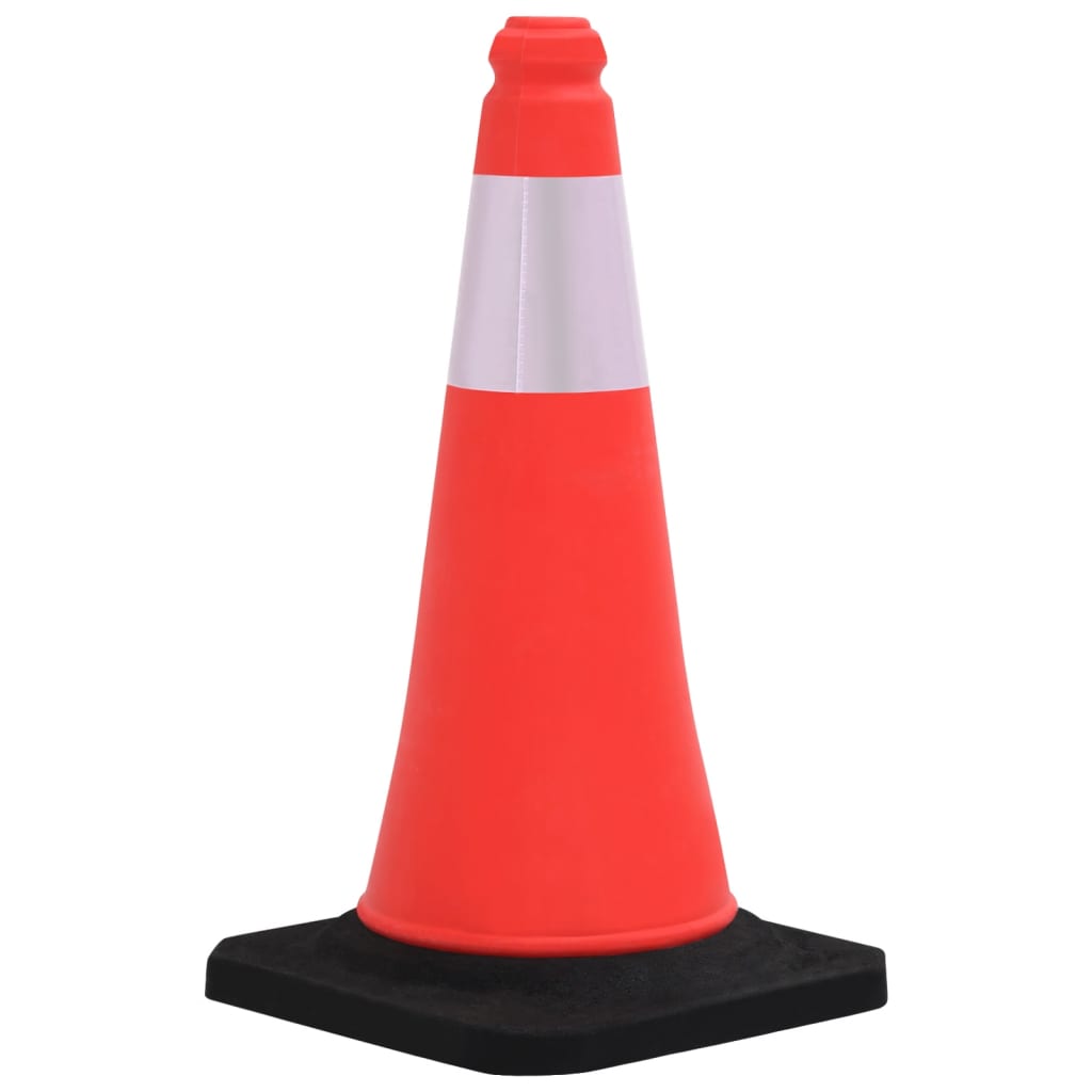 vidaXL Traffic Cones with Heavy Base 4 pcs Reflective 50 cm