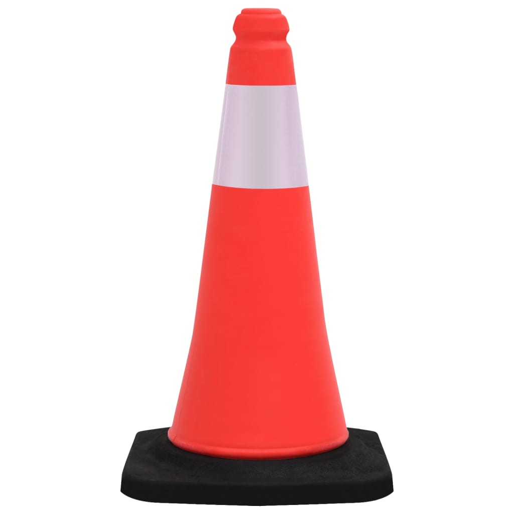 vidaXL Traffic Cones with Heavy Base 4 pcs Reflective 50 cm