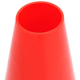 vidaXL Traffic Cone Reflective 50 cm Red and White 10 pcs