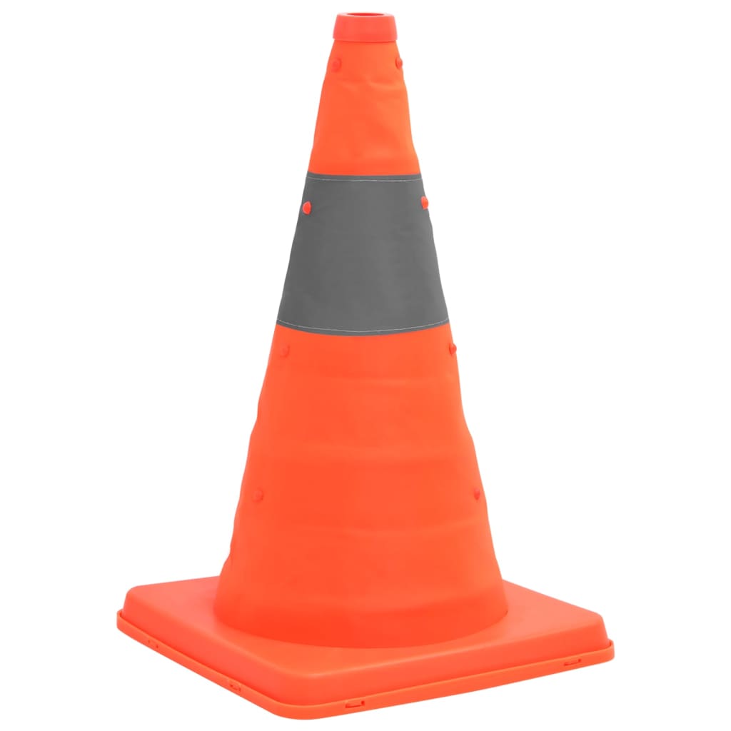 Collapsible traffic cone 42 cm 5 pcs