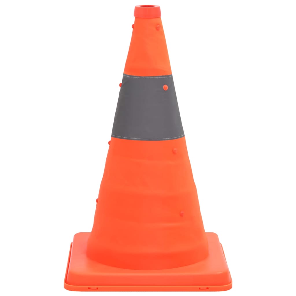 Collapsible traffic cone 42 cm 5 pcs