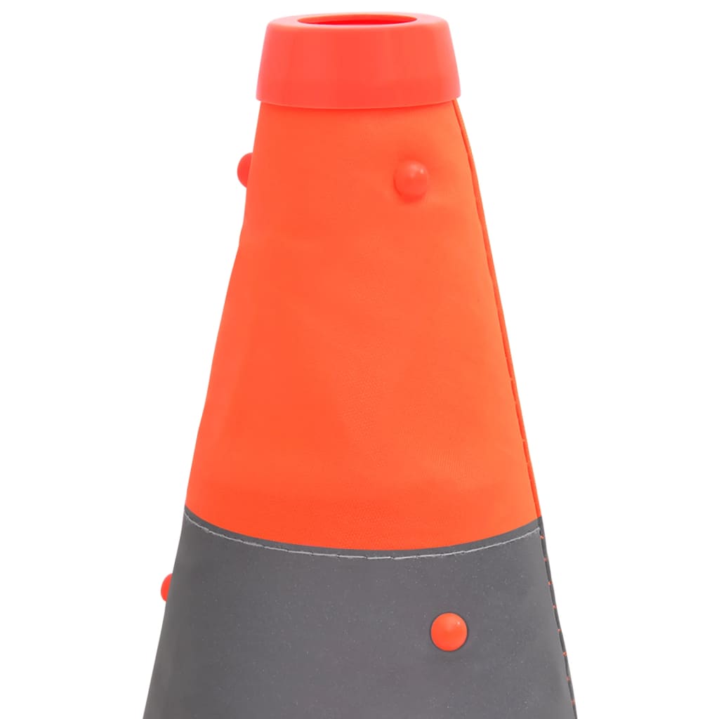 Collapsible traffic cone 42 cm 5 pcs