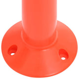 vidaXL Traffic Posts with Chain 10 pcs 75 cm PE