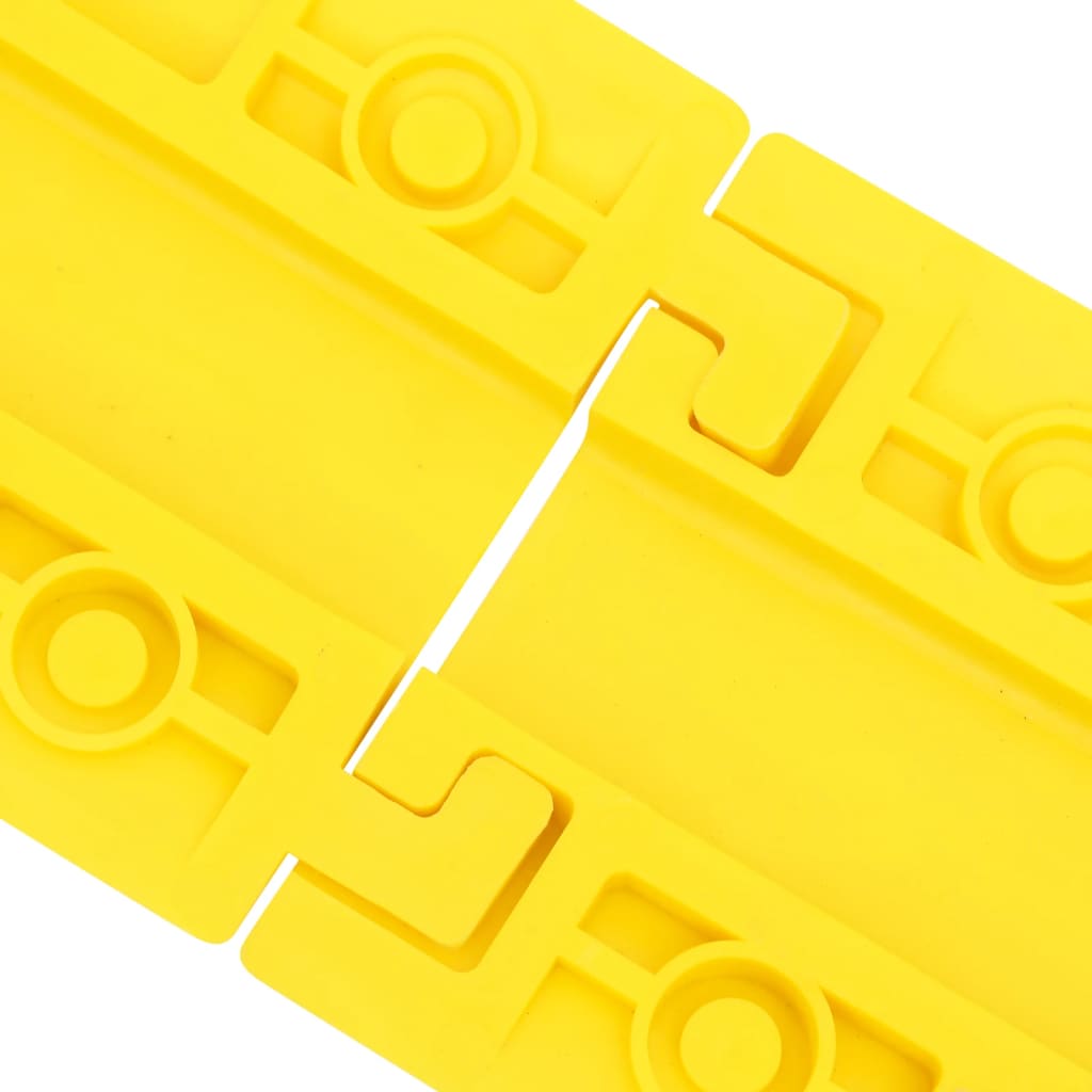vidaXL Cable Protectors Ramp 4 pcs 98.5 cm Yellow