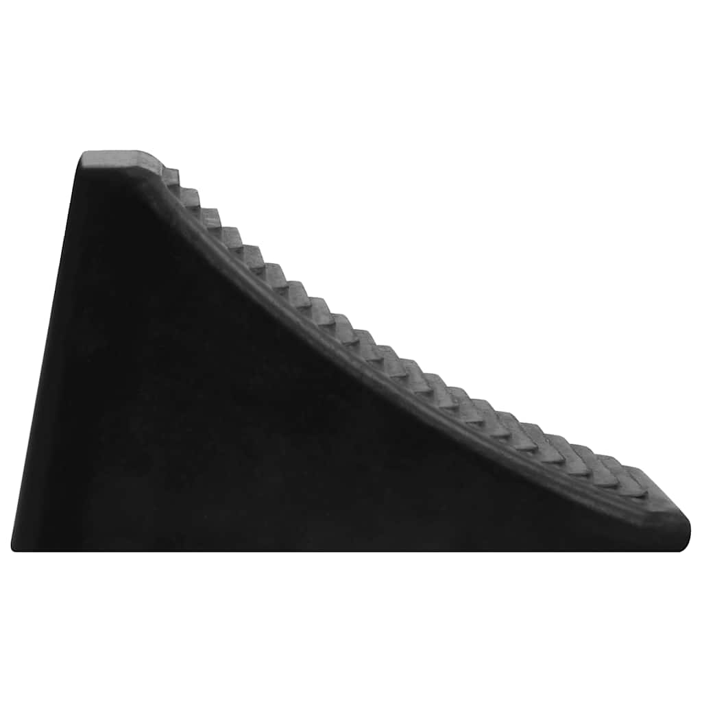 vidaXL Wheel Chocks 4 pcs 16x9x9 cm rubber