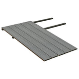 vidaXL Decking boards with accessories 10 m² 2.2 m HKC brown and grey