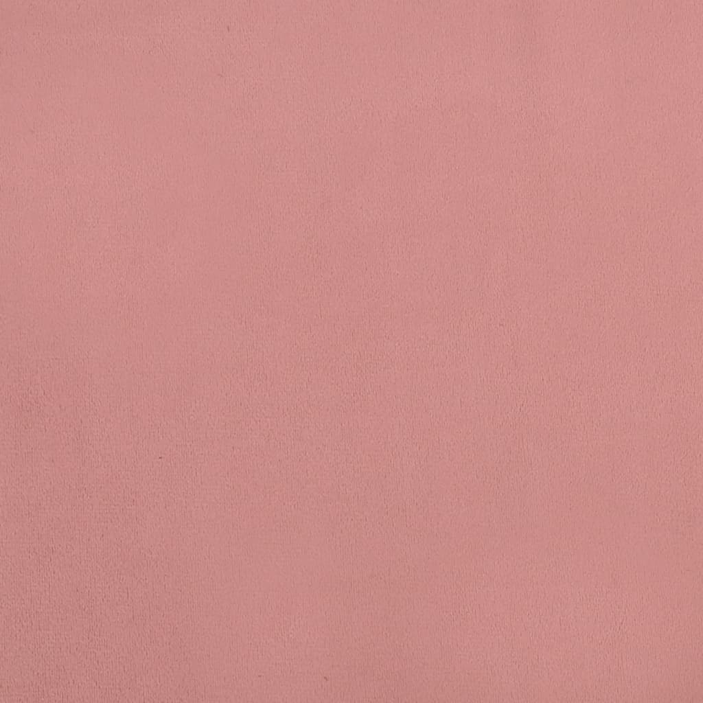 vidaXL Eetkamerstoelen draaibaar 2 st fluweel roze