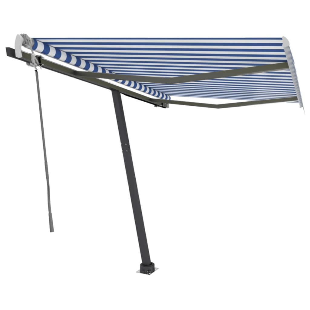 vidaXL Luifel vrijstaand handmatig uittrekbaar 300x250 cm antraciet