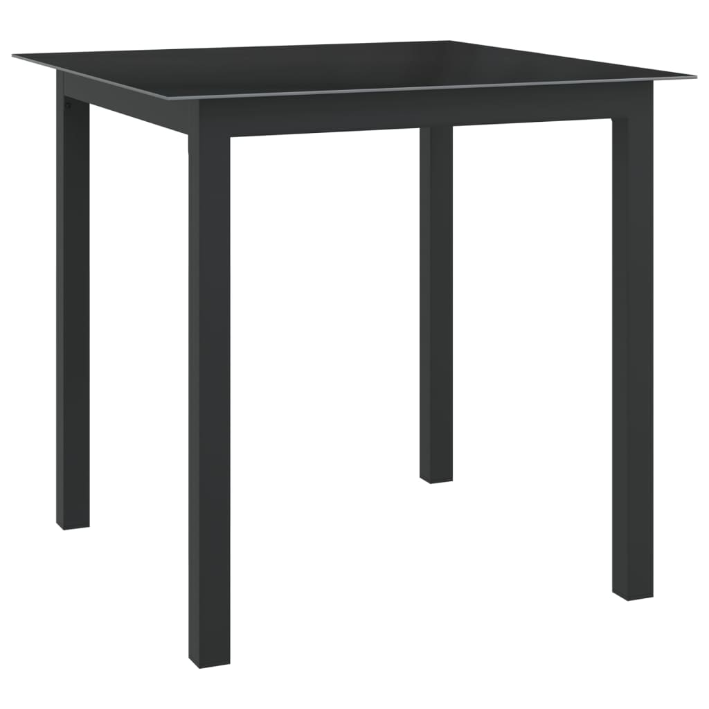 vidaXL 5-piece Garden Dining Set Aluminum Anthracite