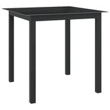 vidaXL 5-piece Garden Dining Set Aluminum Anthracite