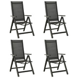 vidaXL 5-piece Garden Dining Set Aluminum Anthracite