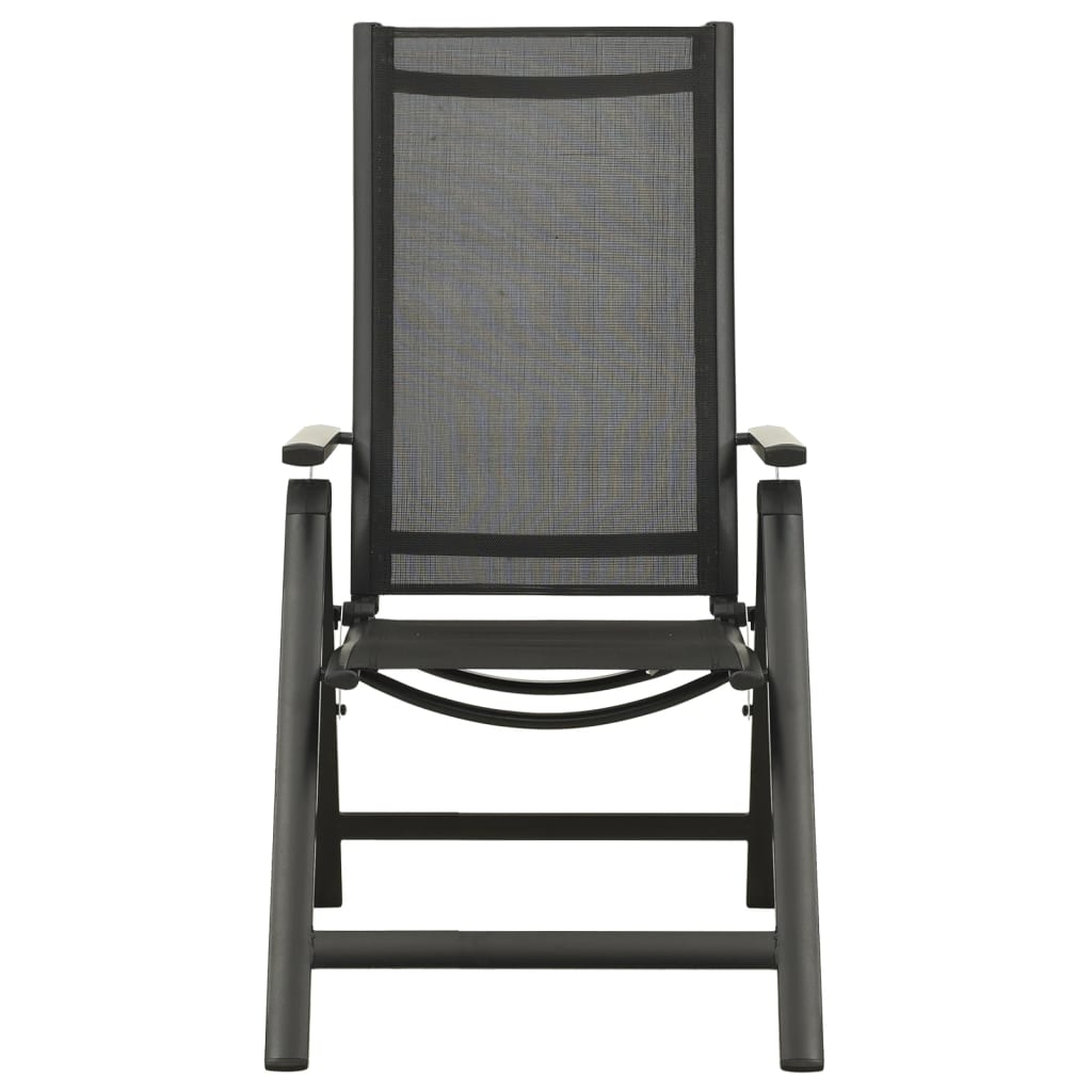 vidaXL 5-piece Garden Dining Set Aluminum Anthracite