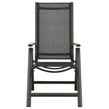 vidaXL 5-piece Garden Dining Set Aluminum Anthracite
