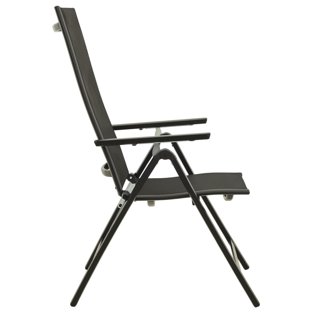 vidaXL 5-piece Garden Dining Set Aluminum Anthracite