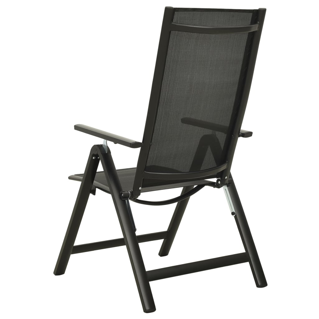 vidaXL 5-piece Garden Dining Set Aluminum Anthracite