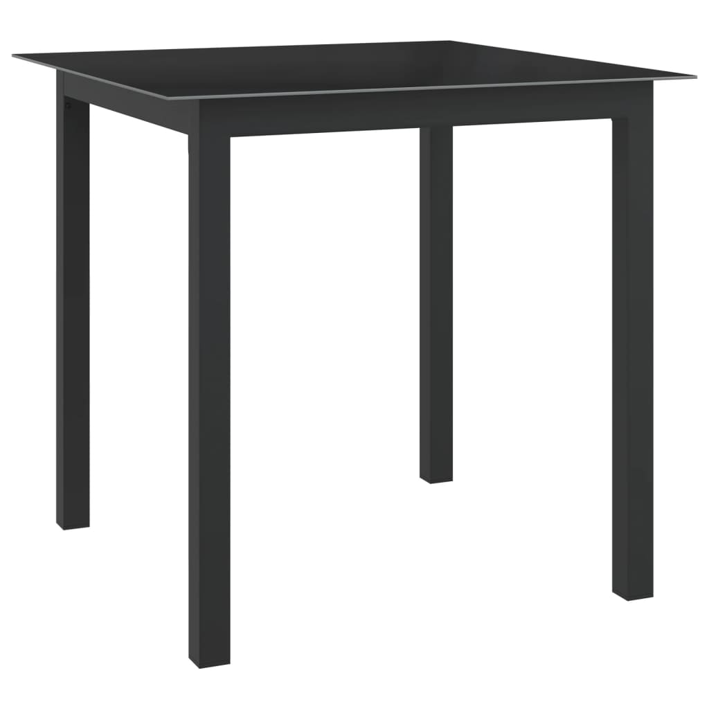 vidaXL 5-piece Garden Dining Set aluminium anthracite