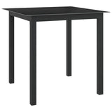 vidaXL 5-piece Garden Dining Set aluminium anthracite