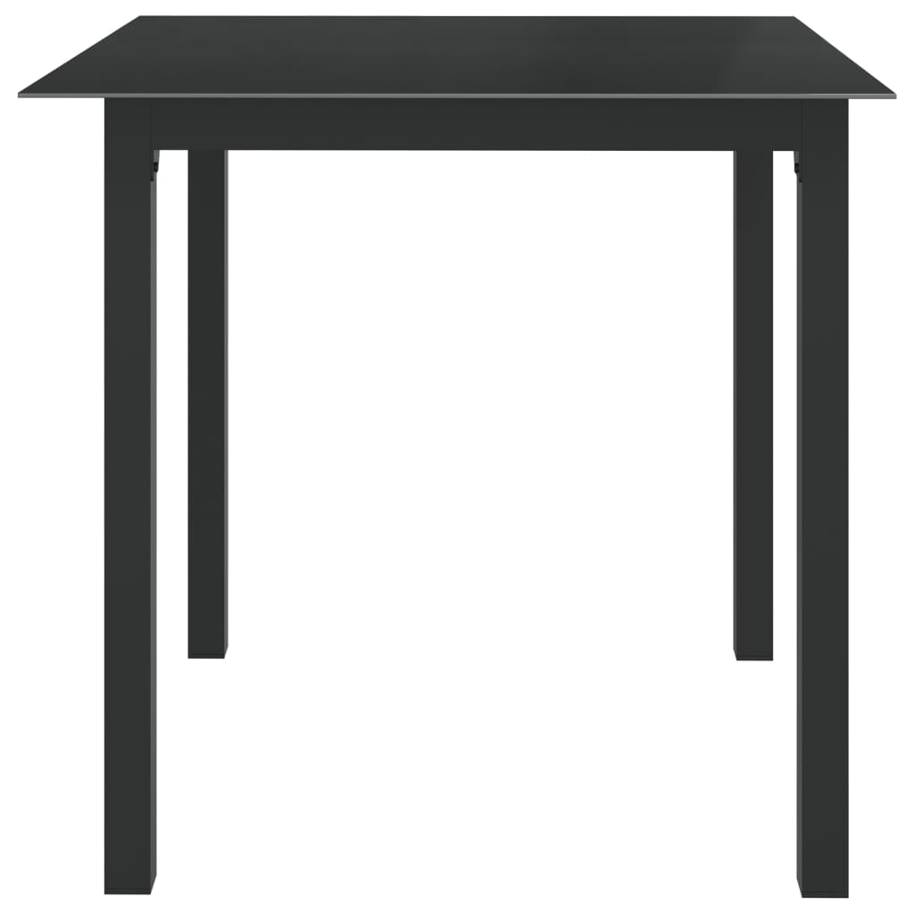 vidaXL 5-piece Garden Dining Set aluminium anthracite