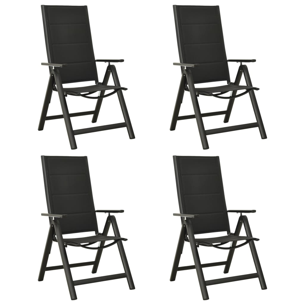 vidaXL 5-piece Garden Dining Set aluminium anthracite