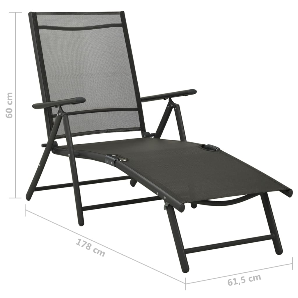 vidaXL 9-piece Lounge Set Black and Anthracite