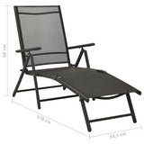 vidaXL 9-piece Lounge Set Black and Anthracite