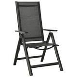 vidaXL 3-piece Bistro Set Black and Anthracite
