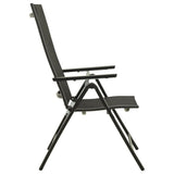vidaXL 3-piece Bistro Set Black and Anthracite