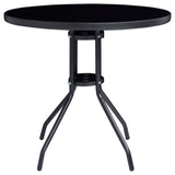 vidaXL 5-piece Garden Dining Set aluminium and textilene black