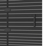vidaXL Folding Shower Screen 80x140 cm black
