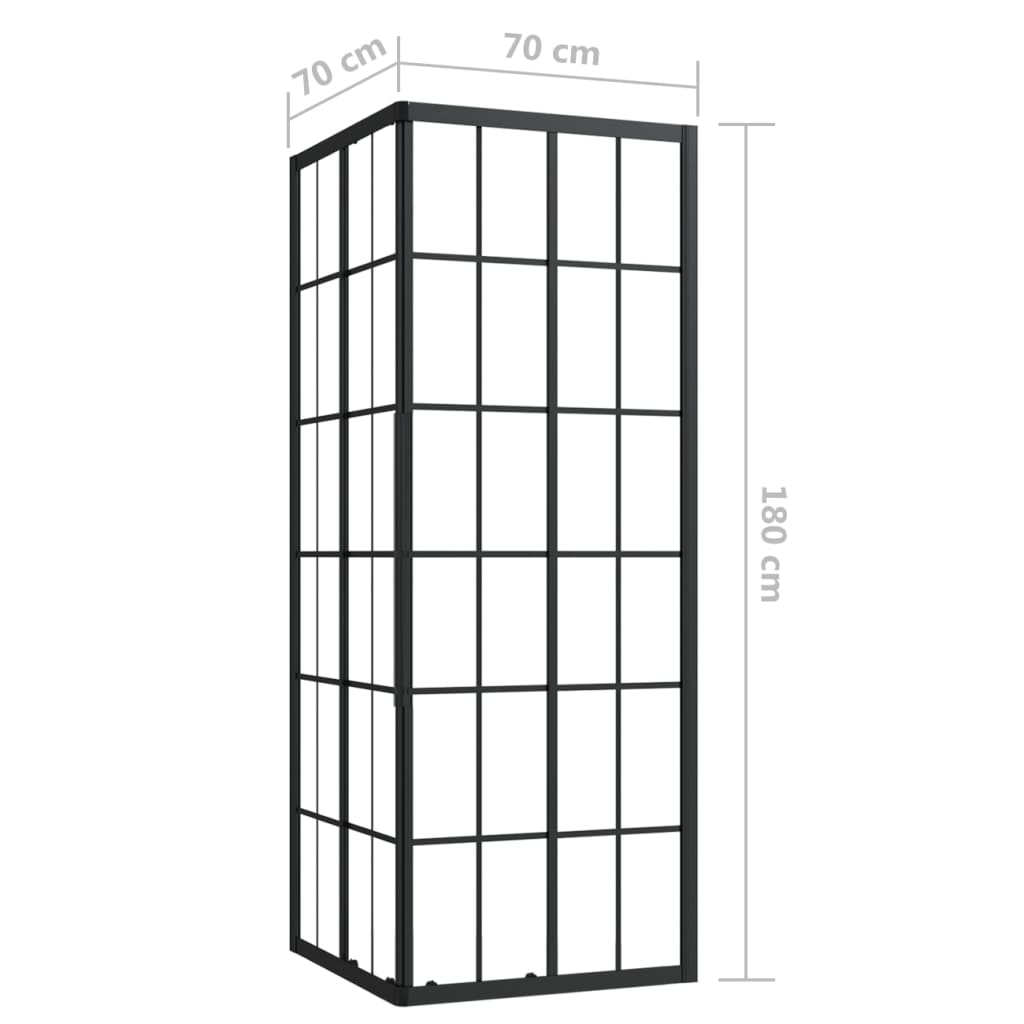 vidaXL Shower Cabin 70x70x180 cm ESG